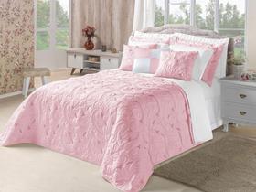 Kit melody 180 fios bordado casal queen 05 pc (ac)