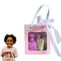 Kit Melu Skin Care Presente Menina Com Sacola e Fita Kit Melu Skin Care Presente Menina Com Sacola e Fita