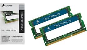 Kit Memória Ram 8GB Corsair MAC Sodimm DDR3 1066Mhz 2X4 CMSA8GX3M2A1066C7