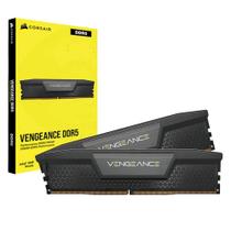 Kit Memória RAM Corsair Vengeance 32GB 2x16GB 5200MHz DDR5 CL40 Para Intel XMP Preto