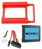 Kit Memoria Ssd 120gb + Cabo Sata/molex + Suporte Ssd/hd 2,5