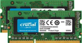 Kit Memory Crucial de 4 GB (2 GBx2) DDR3/DDR3L 1600 MHz SODIMM