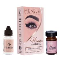 Kit Menela Henna Sobrancelha Designer Profissional Com Fixador de Extrato de Bambu Kit Menela Henna Sobrancelha Designer Profissional Com Fixador de Extrato de Bambu