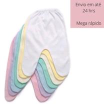 Kit Menina , Menino e Neutro Com 3 Mijoes Com Pé ( Culote) Malha 100% Algodão Cores Sortidas