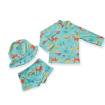 Kit menino praia bebê proteção UV