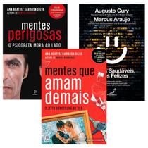 Kit Mentes Perigosas + Mentes Saudáveis, Lares Felizes + Mentes Que Amam Demais O Jeito Borderline de Ser - Principium