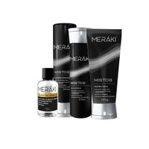 Kit Meráki Cabelo Misto Shampoo 250ml + Condicionador 250ml + Máscara 200gr + Grátis Óleo Capilar 10ml