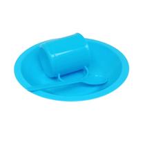 Kit Merenda Escolar 3 Pçs Prato/Copo/Colher 1209 Ercaplast Kit Merenda Escolar 3 Pçs Prato/Copo/Colher 1209 Ercaplast