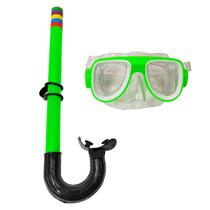 Kit Mergulho Básico Infantil Com Snorkel E Óculos Com Excelente Vedação Para Natação Piscina Praia Mergulho