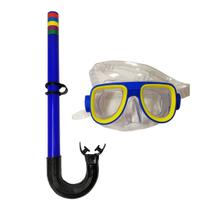 Kit Mergulho Básico Infantil Com Snorkel E Óculos Com Excelente Vedação Para Natação Piscina Praia Mergulho - Funs