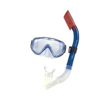 Kit mergulho Blue Bestway com máscara e snorkel