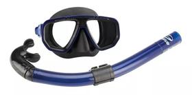Kit Mergulho Dua Máscara Respirador Snorkel Seasub Várias cores