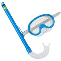 Kit Mergulho Infantil Máscara Silicone e Snorkel P/ Piscina
