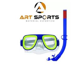 Kit Mergulho Infantil Óculos e Snorkel Brinquedo Infantil P - ART SPORT Kit Mergulho Infantil Óculos e Snorkel Brinquedo Infantil P - ART SPORT