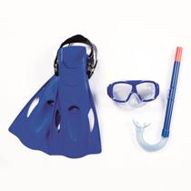 Kit Mergulho Infantil Snorkel Máscara + Pés De Pato Freestyl