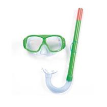 Kit Mergulho Infantil Snorkel + Óculos Banho Piscina Verde