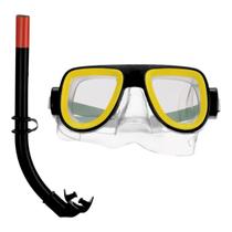 Kit Mergulho Infanto Juvenil Mascára de Mergulho e Snorkel