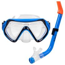 Kit Mergulho Junior/Infantil Mascara E Snorkel De Natação