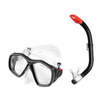 Kit Mergulho Máscara e Snorkel All Black