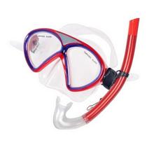 Kit Mergulho Máscara e Snorkel Winmax Silicone - Vermelho - WMB07521A - Ahead Sports