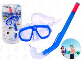 Kit Mergulho Mascara Respirador Snorkel Infantil Original - Bestway