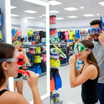 Kit Mergulho Máscara Snorkel Infantil Verão Piscina