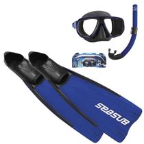 Kit Mergulho Pesca, Velox Seasub, Máscara Snorkel Nadadeira