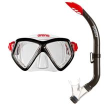 Kit Mergulho Sea Discovery 2 Máscara Snorkel Respirador Esportivo Mergulhador Unissex Profissional - Arena