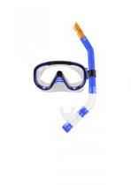 Kit Mergulho Snorkel Play Azul com Sacola - Albatroz, Opção: Azul