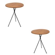 Kit Mesa Apoio Lateral Mesinha Canto redonda Kit Mesa Apoio Lateral Mesinha Canto redonda