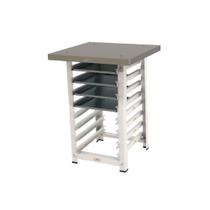 Kit - Mesa Apoio Mes-004 Bancada Capacidade 8 Níveis + 4 Assadeiras 35x35 - Progás