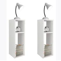 Kit Mesa de Cabeceira Compacta Design Moderno e Funcional Kit Mesa de Cabeceira Compacta Design Moderno e Funcional