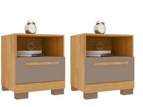 Kit Mesa de Cabeceira Moderno Éden Caemmun