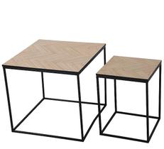 Kit mesa de canto base em metal com tampo em mdf bna6205