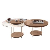 Kit Mesa de Centro Sky Castanho HB Móveis