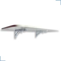 Kit mesa dobrável retrátil de parede 90x40cm - BEM FIXA
