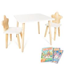 Kit Mesa e 2 Cadeiras Infantil Estrela Pinus 1 Kit Mesa e 2 Cadeiras Infantil Estrela Pinus 1