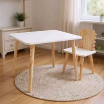 Kit Mesa e Cadeira Infantil Dinossauro