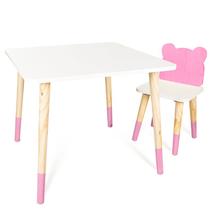 Kit Mesa e Cadeira Infantil Urso