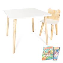 Kit Mesa e Cadeira Infantil Urso