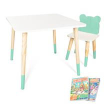 Kit Mesa e Cadeira Infantil Urso