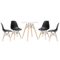 KIT - Mesa Eames 70 cm + 4 cadeiras Eames DSW