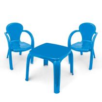 Kit Mesa Mesinha Com 2 Cadeiras Brinquedo Infantil Educativo