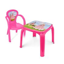 Kit Mesa Mesinha e 1 Cadeira Infantil Educativa Resistente Brincar Estudar Kit Mesa Mesinha e 1 Cadeira Infantil Educativa Resistente Brincar Estudar