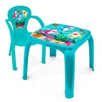 Kit Mesa Mesinha e 1 Cadeira Infantil Educativa Resistente Brincar Estudar Kit Mesa Mesinha e 1 Cadeira Infantil Educativa Resistente Brincar Estudar