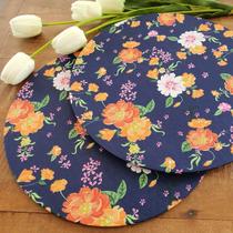 Kit Mesa Posta 12 Capas Sousplat Susplat Tecido Várias Cores