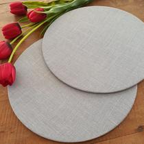 Kit Mesa Posta 12 Capas Sousplat Susplat Tecido Várias Cores