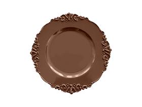 Kit Mesa Posta com 2 Petit Orlando Sousplat de 25 cm - Sobremesa, festa, docinhos