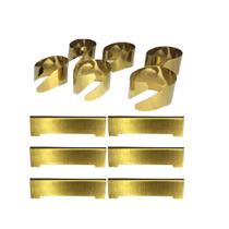 Kit Mesa Posta Descanso de Talheres e Porta Guardanapos Fineza Kit Mesa Posta Descanso de Talheres e Porta Guardanapos Fineza