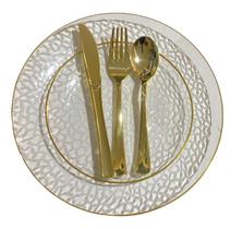 Kit Mesa Posta Jantar 12 Pratos Acrílico 25cm + 18 talheres Kit Mesa Posta Jantar 12 Pratos Acrílico 25cm + 18 talheres